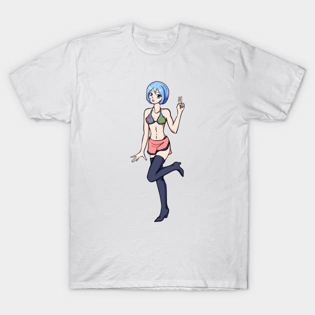 crypto - NFT - manga girl – Kryptine - [Kryptine 74] [1552000] T-Shirt by LiveForever